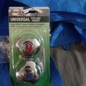 Danco Chrome 2-Handle Knob Bathroom Sink Faucet Handle 2-Pack